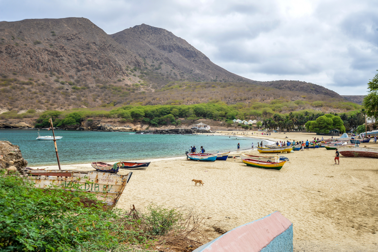 Sandstrand von Tarrafal auf Santiago