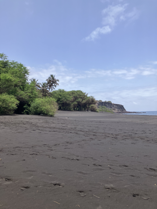 Strand von Ponta Preta auf der Insel Santiago, Kapverden