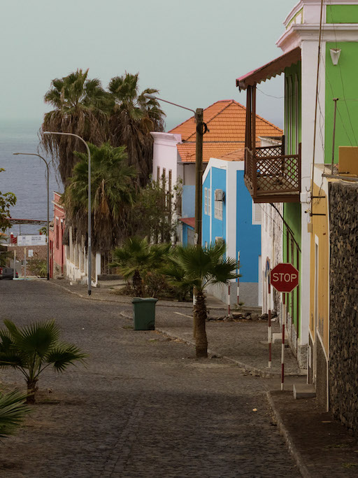 Gassen von São Filipe auf der Insel Fogo Kapverden