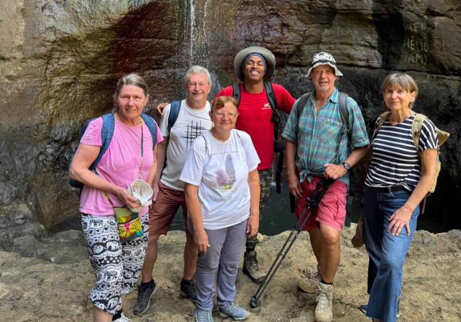 Guide Denis auf Santo Antão mit der Gruppe