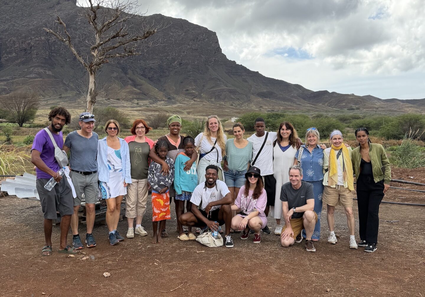 Gruppenfoto während der Inseltour in Madeiral auf der Insel São Vicente